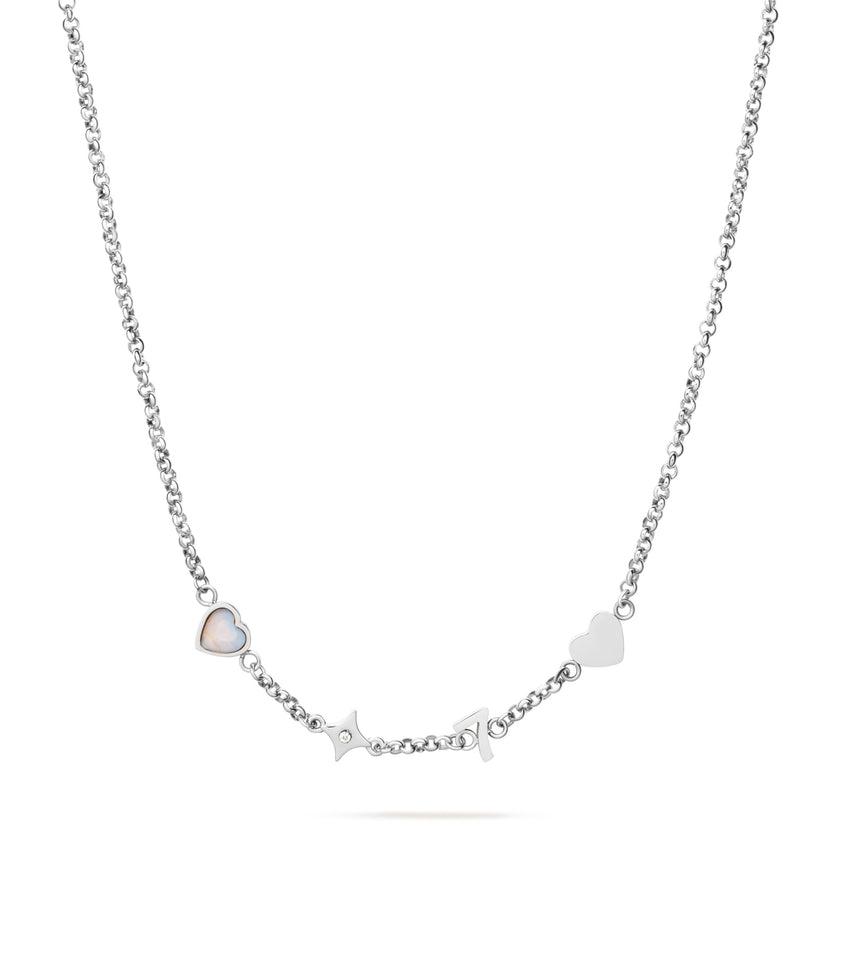 Buy Silver-Toned & Black Necklaces & Pendants for Women by Shining Diva  Online | Ajio.com