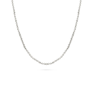 Layering Box Chain Necklace (Silver)