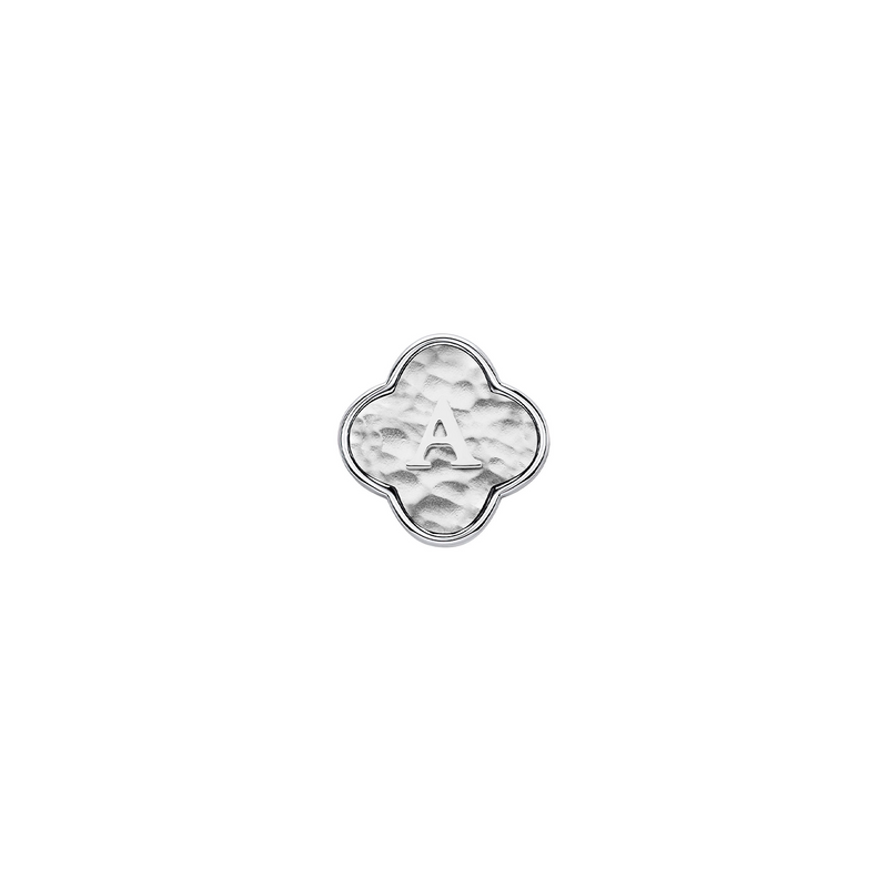 Molten Clover Charms (Silver) - Initials