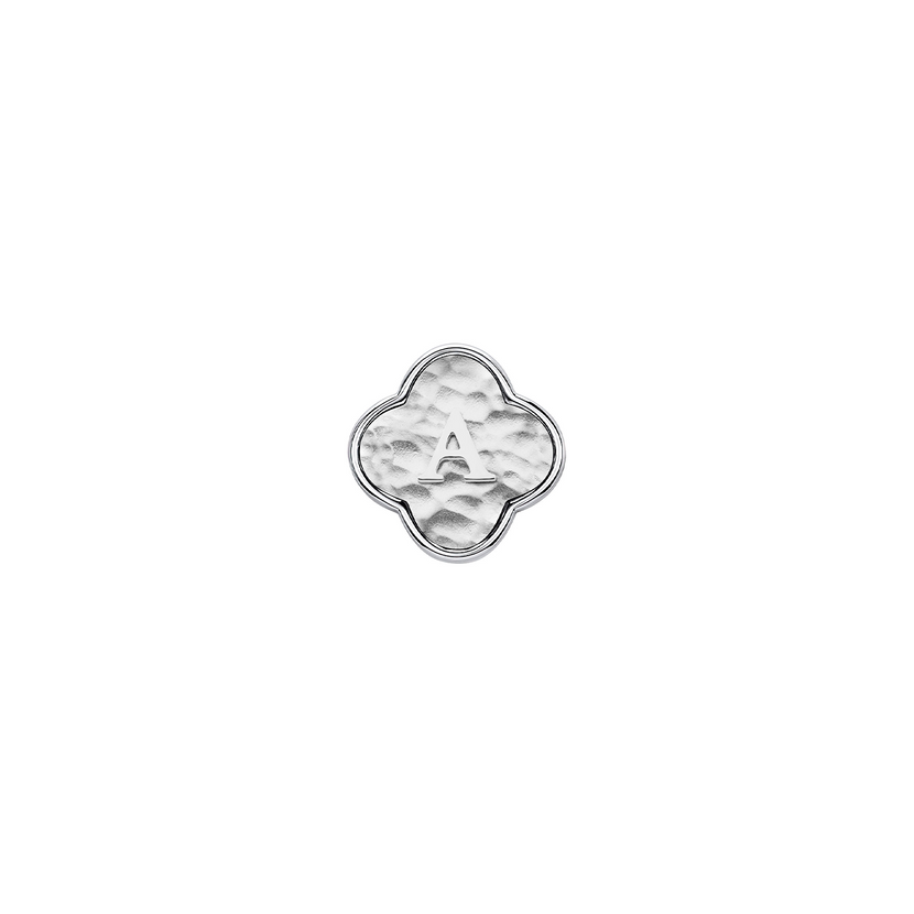 Molten Clover Charms (Silver) - Initials