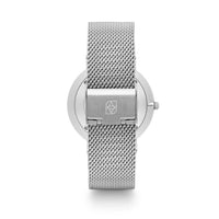 Silver Chain White Kensington 40 Watch