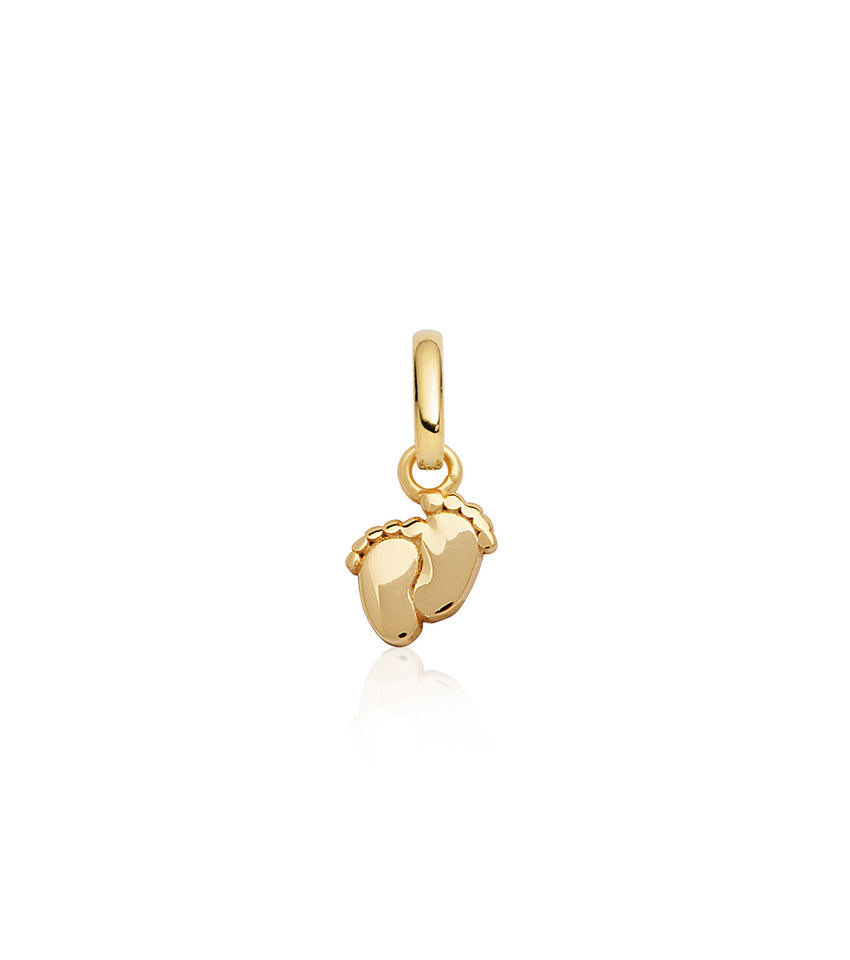 Stories Baby Feet Pendant (Gold)