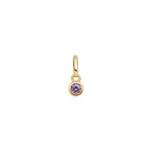 Stories Birthstone Charm (Gold)