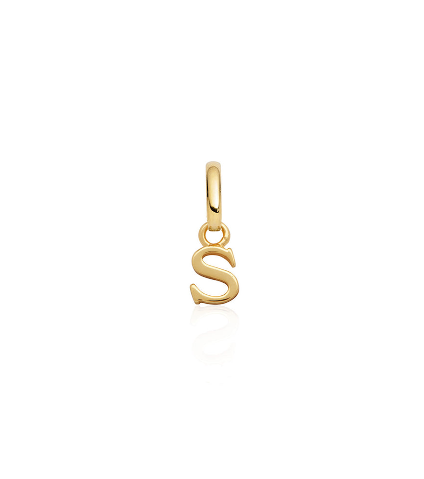 Stories Initial Pendant (Gold)