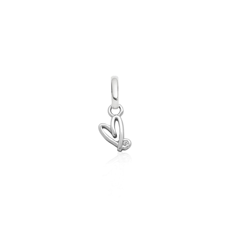 Stories Doodle Heart Pendant (Silver)