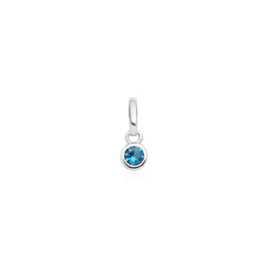 Stories Birthstone Charm (Silver)