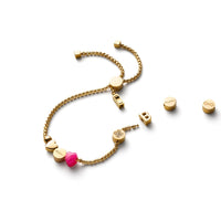 Happy Birthday Bracelet Charm (Gold)