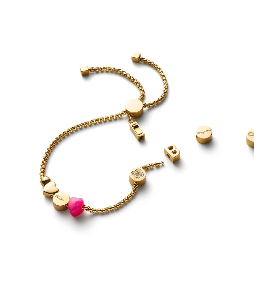 Happy Birthday Bracelet Charm (Gold)