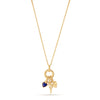 Stories Multi Charm Necklace (Gold)