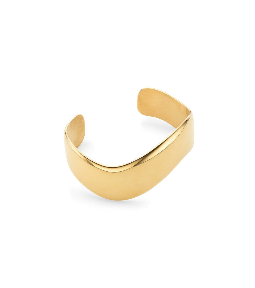 Statement Cuff Bangle (Gold)