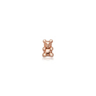 Made Mine Charms - Teddy Bear Charm (Rose Gold)