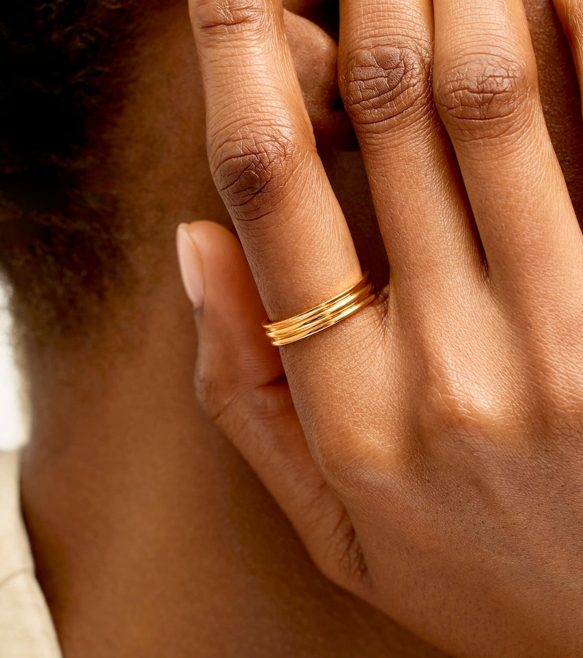 Triple Band Ring (Gold)