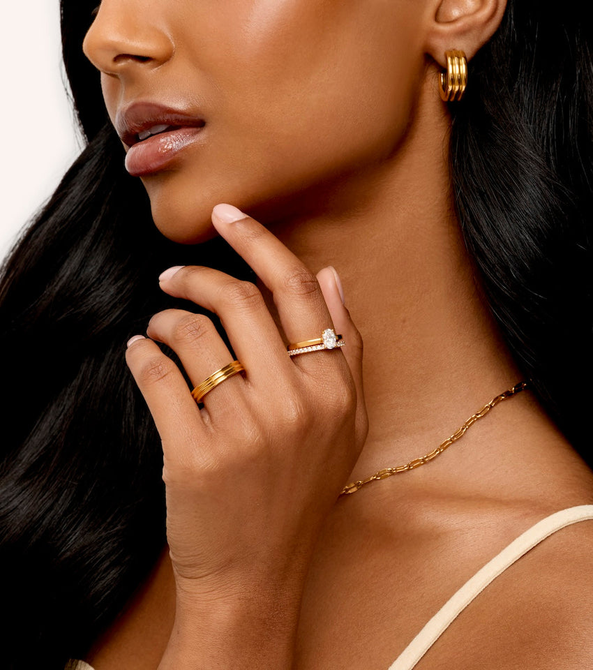 Triple Band Ring (Gold)