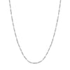 Twisted Chain Necklace (Silver)