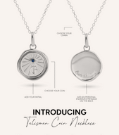 Custom Talisman Coin Necklace (Silver)