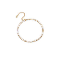 Tennis Chain Anklet (Gold)