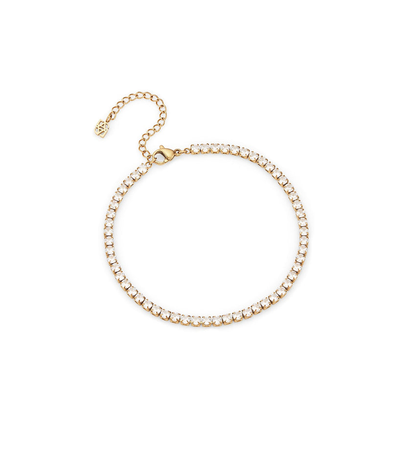 Tennis Chain Anklet (Gold)