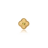 Textured Clover Charms (Gold) - Birthstones