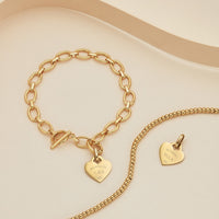 Oval Link Chain Bracelet (Gold)