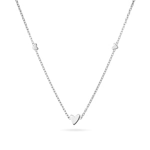 Mini Heart Necklace (Silver)