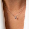 Stories Doodle Heart Necklace (Silver)
