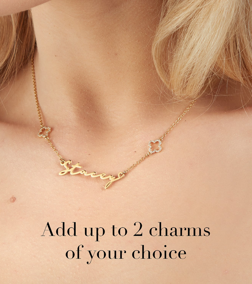 A name pendant design on sale