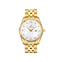 Gold Pearl Link Belgravia 36 Watch