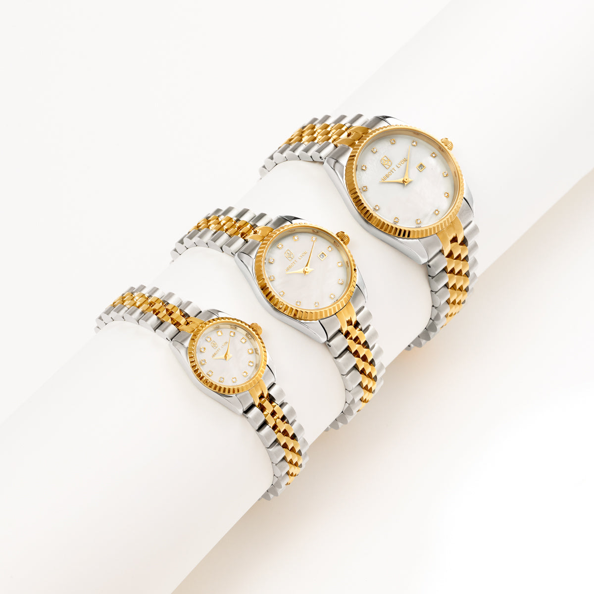 Two Tone Pearl Link Belgravia 36 Watch