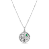 Custom Zodiac Coin Necklace (Silver)