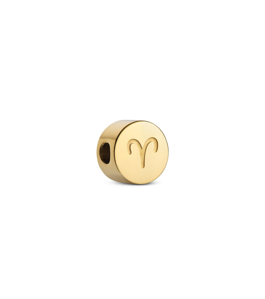 Zodiac Bracelet Charm (Gold)
