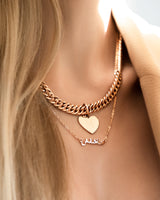 Mini Arabic Name Necklace (Rose Gold)