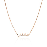 Mini Arabic Name Necklace (Rose Gold)