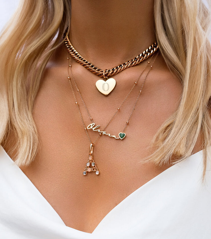 Mini Pearl Necklace (Gold)
