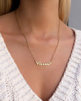 Carrie Name Necklace (Gold)