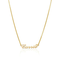 Carrie Name Necklace (Gold)