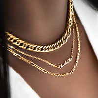 Curb Chain Necklace (Gold)