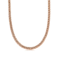 Curb Chain Necklace (Rose Gold)