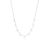 Hanging Disc Necklace (Silver)