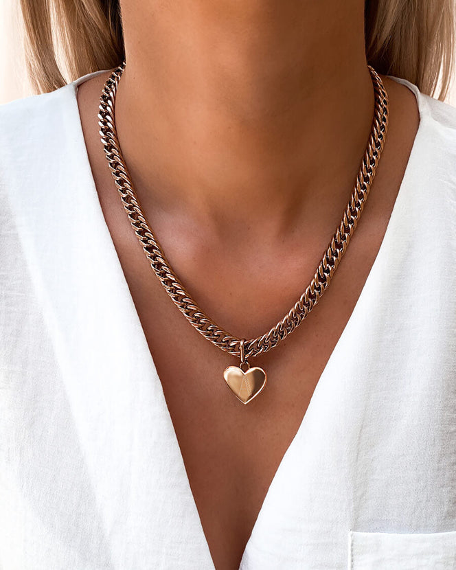 Heart Pendant (Rose Gold)