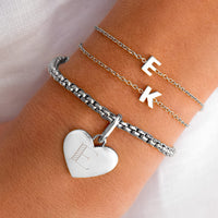 Initial Bracelet Bundle (Silver)