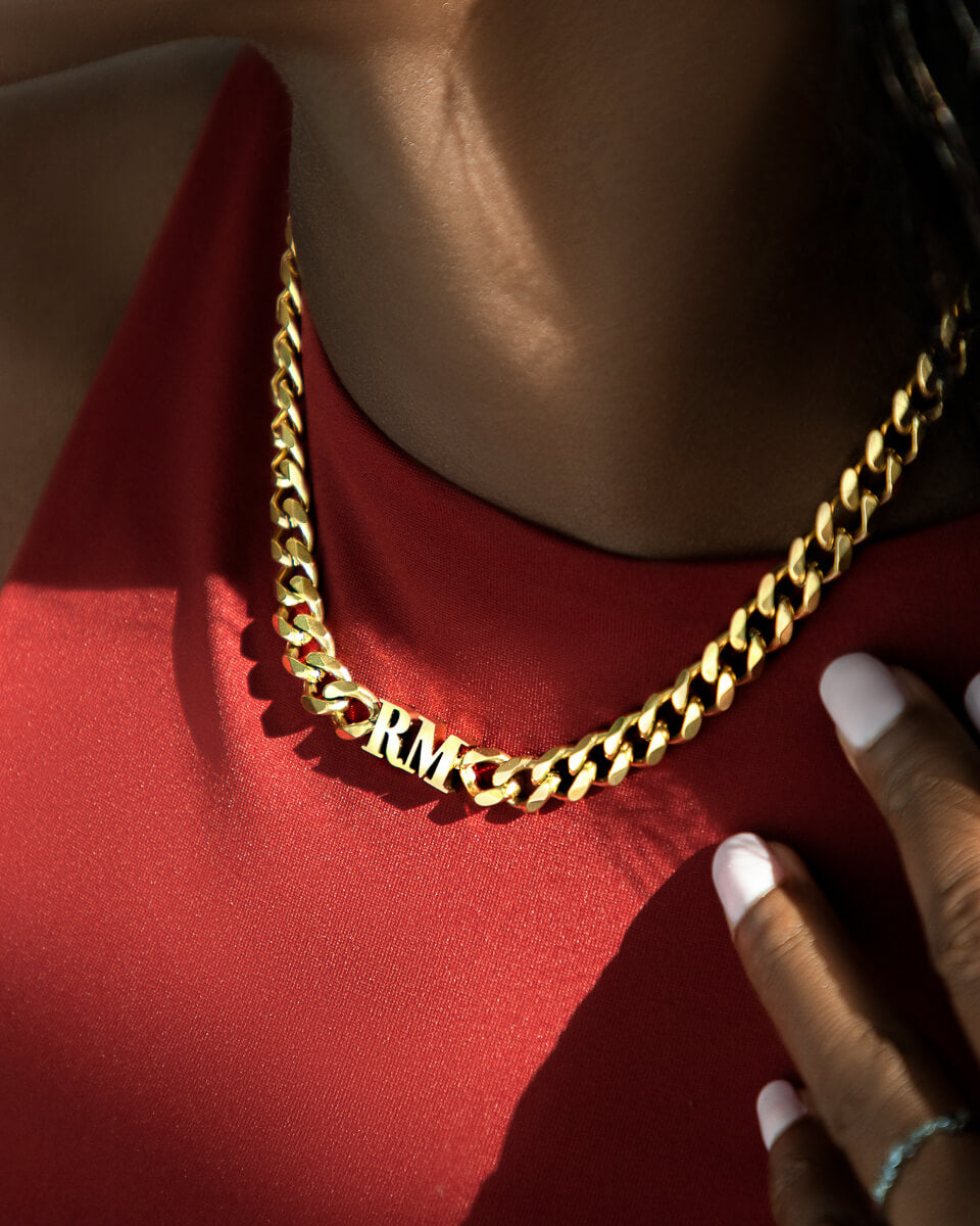 Gld chain choker purchases