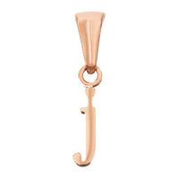 Lowercase Initial Pendant (Rose Gold)