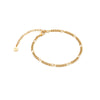 Small Figaro Chain Bracelet (Gold)