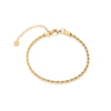 Small Rope Chain Bracelet (Gold)