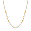 Crystal Fixed Charm Necklace (Gold)
