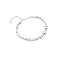 Crystal Charm Builder Bracelet (Silver)