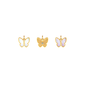 Made Mine Fine Charm - Butterfly (Gold)