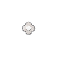 Pearl Clover Charms (Silver) - Clover