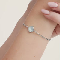 Pearl Clover Bracelet (Silver)