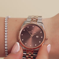 Two Tone Mocha Belgravia 36 Watch